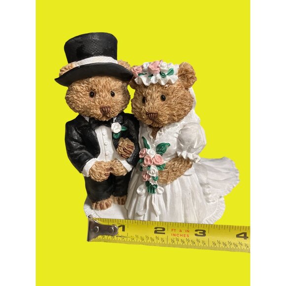 The Windsor Bears Of Cranbury Commons Mr. & Mrs. Windsor Wedding Figurine 1991 - Picture 11 of 11